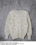  02.14.23 - VTG KNIT BLOUSON JACKET - HAND KNIT 