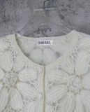  02.14.23 - VTG KNIT BLOUSON JACKET - HAND KNIT 