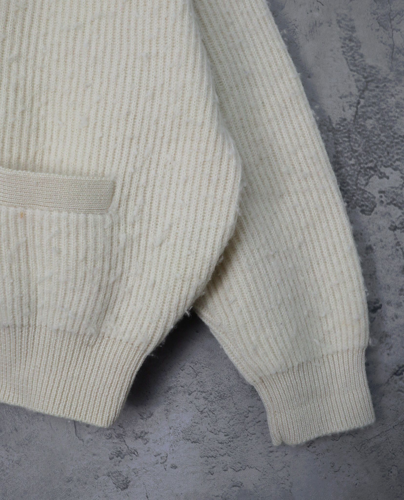  02.14.23 - VTG CROPPED KNIT CARDIGAN JACKET - [IXI:Z] 
