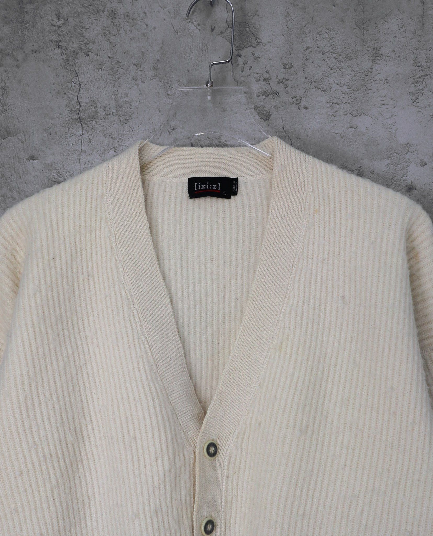  02.14.23 - VTG CROPPED KNIT CARDIGAN JACKET - [IXI:Z] 