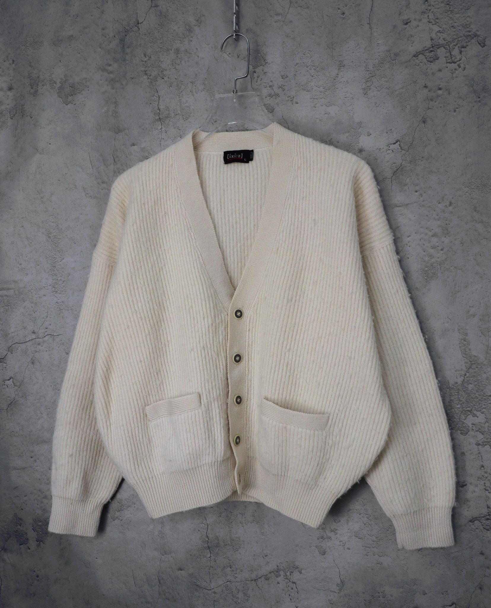  02.14.23 - VTG CROPPED KNIT CARDIGAN JACKET - [IXI:Z] 