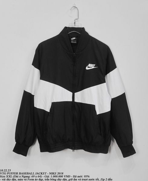  10.22.23 - VTG PUFFER BASEBALL JACKET - NIKE 2018 