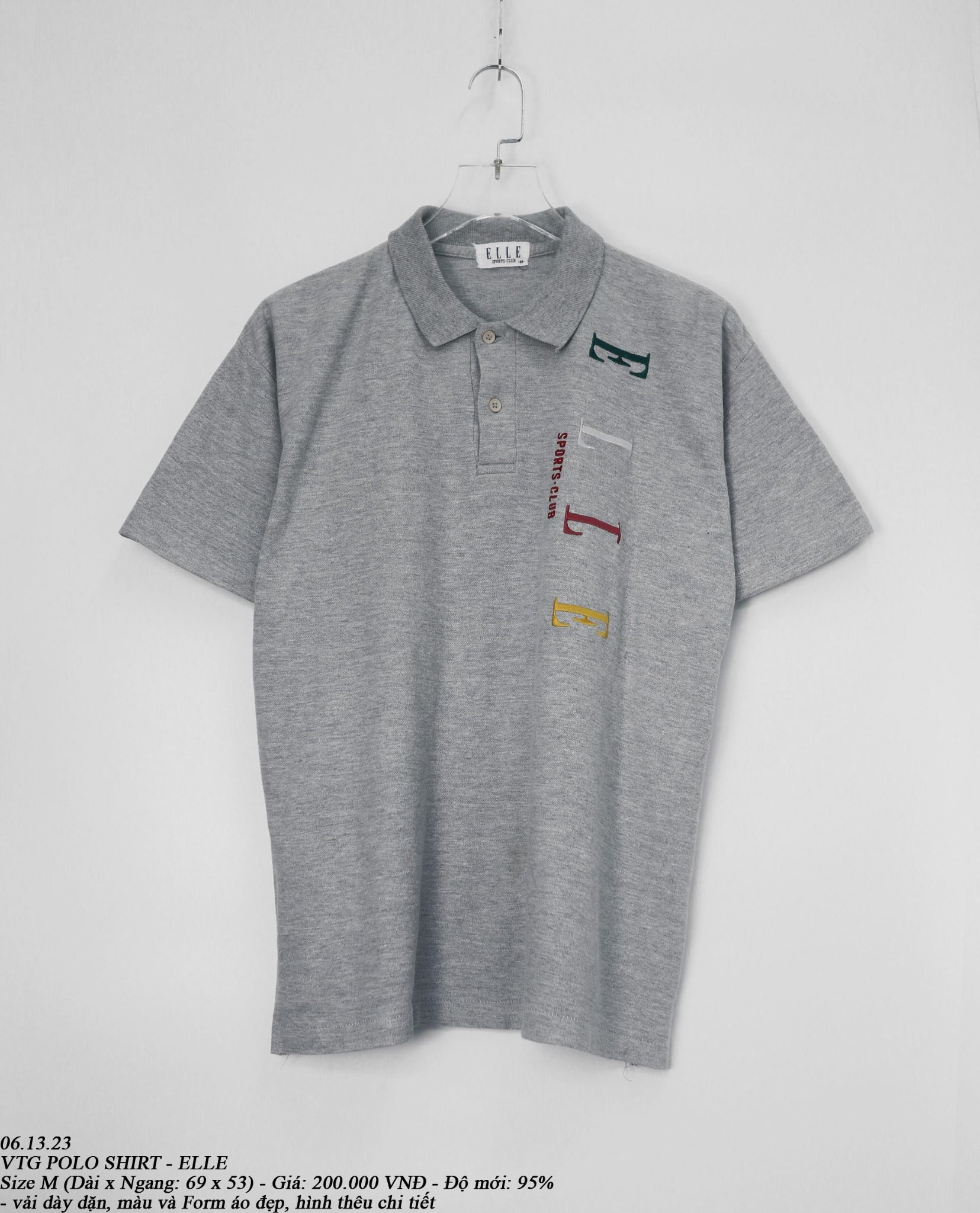  06.13.23 - VTG POLO SHIRT - ELLE 