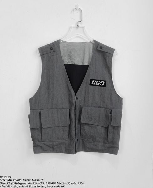  06.23.24 - VTG MILITARY VEST JACKET 