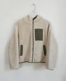  06.23.24 - VTG REVERSIBLE CROPPED FLEECE JACKET - COLZA 