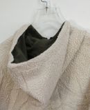  06.23.24 - VTG REVERSIBLE CROPPED FLEECE JACKET - COLZA 