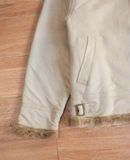  10.27.24 - VTG FUR LINED SUEDE RACER JACKET - VAN JAC 