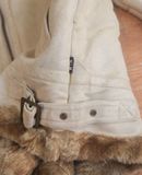  10.27.24 - VTG FUR LINED SUEDE RACER JACKET - VAN JAC 