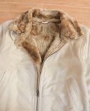  10.27.24 - VTG FUR LINED SUEDE RACER JACKET - VAN JAC 