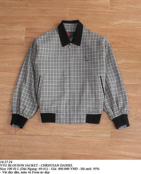  10.27.24 - VTG BLOUSON JACKET - CHRISTIAN DANIEL 