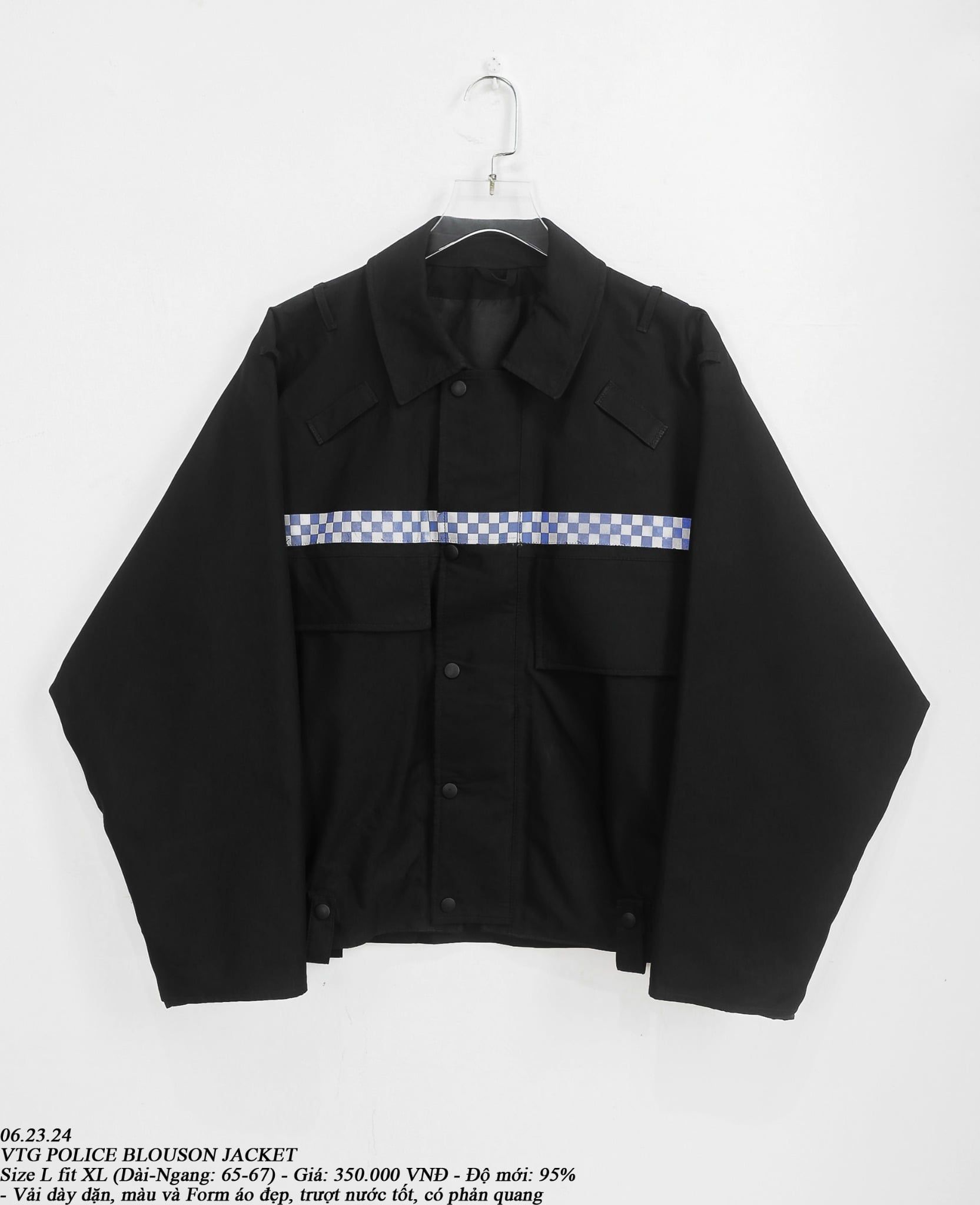  06.23.24 - VTG POLICE BLOUSON JACKET 