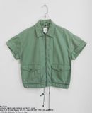  06.23.24 - VTG SS TWILL BLOUSON JACKET - GAP 