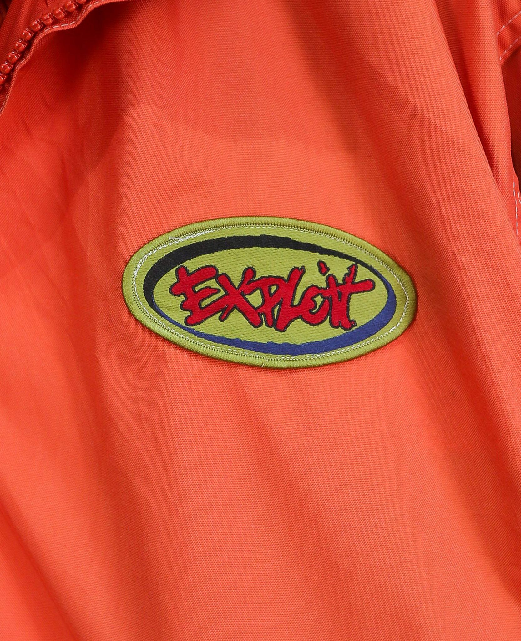  06.23.24 - VTG QUARTER ZIP WINDBREAKER JACKET - EXPLOIT 