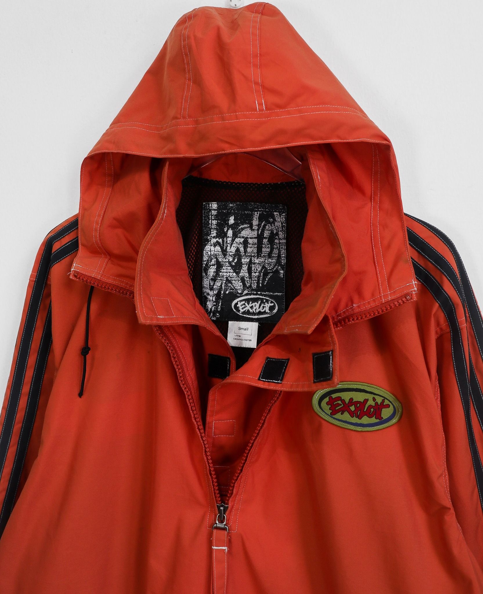  06.23.24 - VTG QUARTER ZIP WINDBREAKER JACKET - EXPLOIT 