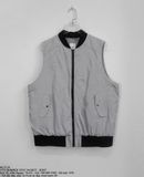  06.23.24 - VTG BOMBER VEST JACKET - IEDIT 