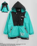  06.23.24 - VTG QUARTER ZIP WINDBREAKER JACKET - VIVIAN & MAX NEW YORK 