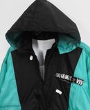  06.23.24 - VTG QUARTER ZIP WINDBREAKER JACKET - VIVIAN & MAX NEW YORK 