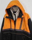  06.23.24 - VTG QUARTER ZIP DOUBLE COLLAR WINDBREAKER JACKET - X LEVEL 