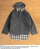  10.27.24 - VTG WINDBREAKER OVERSIZED QUARTER ZIP JACKET - BLACK STUDIO 