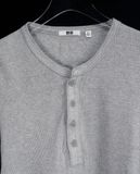  07.04.23 - VTG WAFFLE LONGSLEEVE SHIRT - UNIQLO 