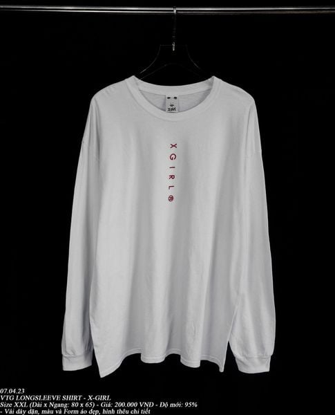  07.04.23 - VTG LONGSLEEVE SHIRT - X-GIRL 