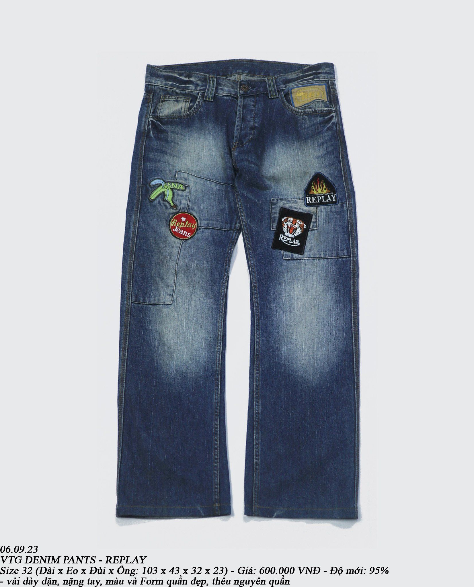  06.09.23 - VTG DENIM PANTS - REPLAY 