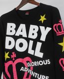  07.20.23 - VTG LONGSLEEVE SHIRT - BABY DOLL X DISNEY 