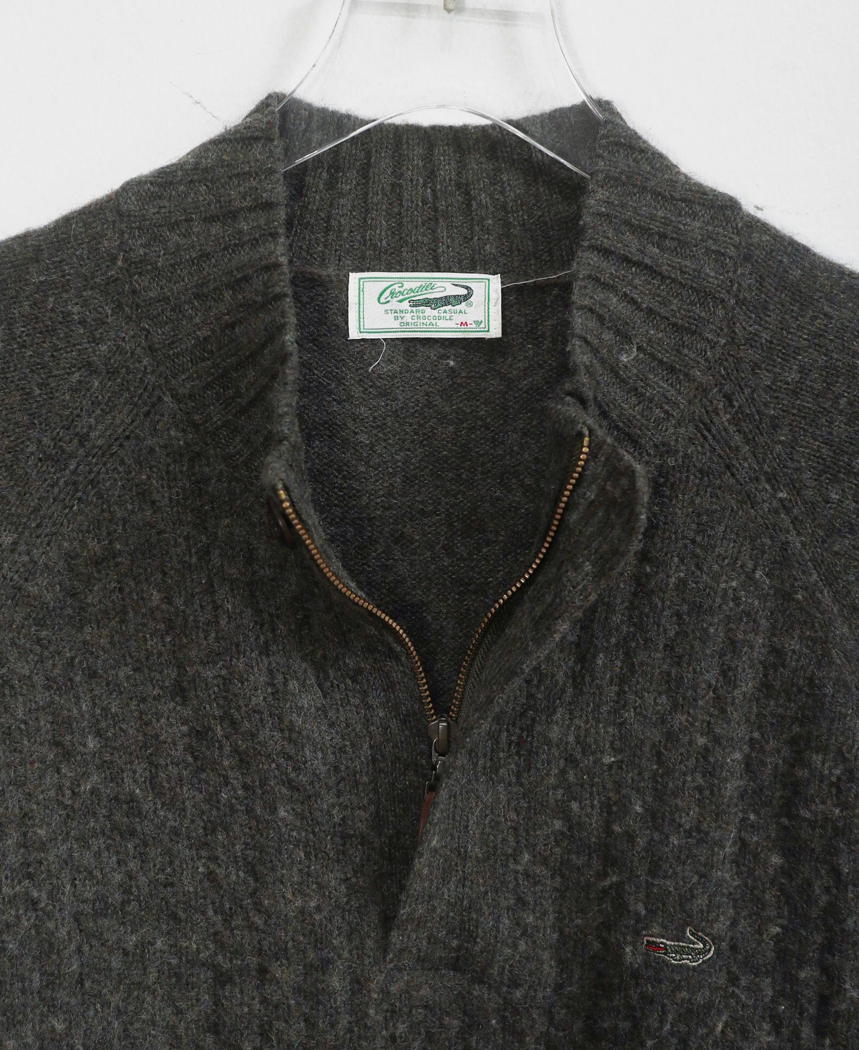  10.24.23 - VTG KNIT SWEATSHIRT - CROCODILE 