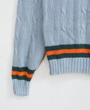  10.24.23 - VTG KNIT SWEATSHIRT - EGG SHELL 