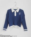  10.24.23 - VTG CROPPED KNIT SWEATSHIRT 