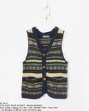  02.14.23 - VTG KNIT VEST JACKET - BEAM HEARTS 