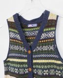  02.14.23 - VTG KNIT VEST JACKET - BEAM HEARTS 