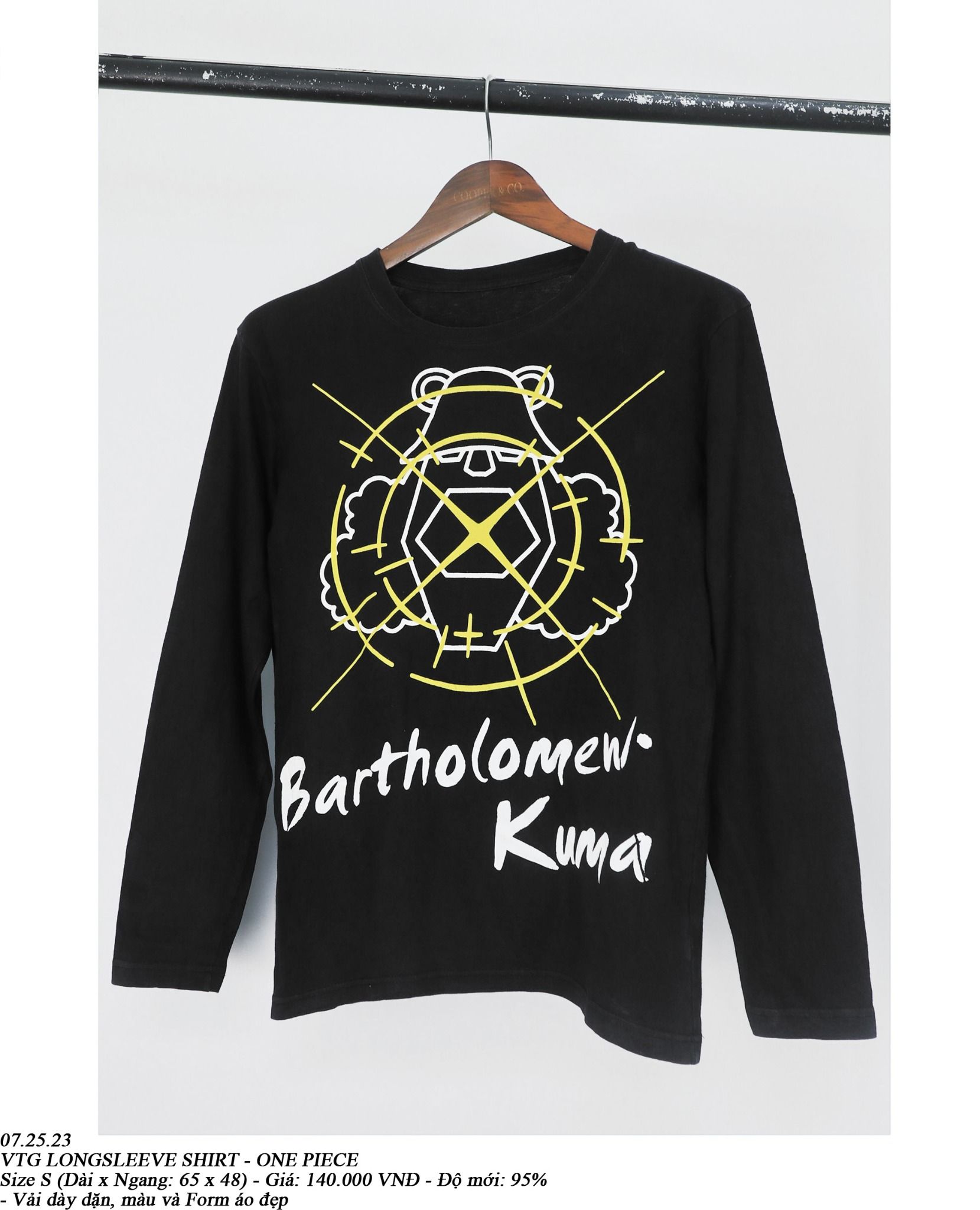  07.25.23 - VTG LONGSLEEVE SHIRT - ONE PIECE 