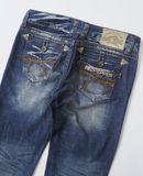  07.14.23 - VTG FLARED DENIM PANTS - RED PEPPER 