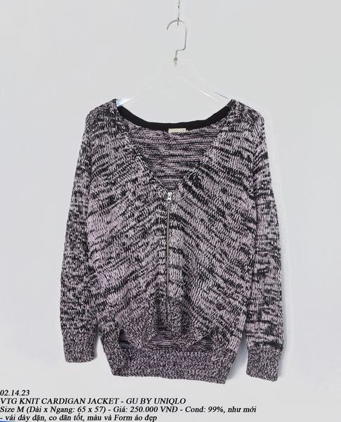  02.14.23 - VTG KNIT CARDIGAN JACKET - GU BY UNIQLO 