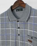  07.20.23 - VTG KNIT LONGSLEEVE POLO SHIRT - CARBIA 