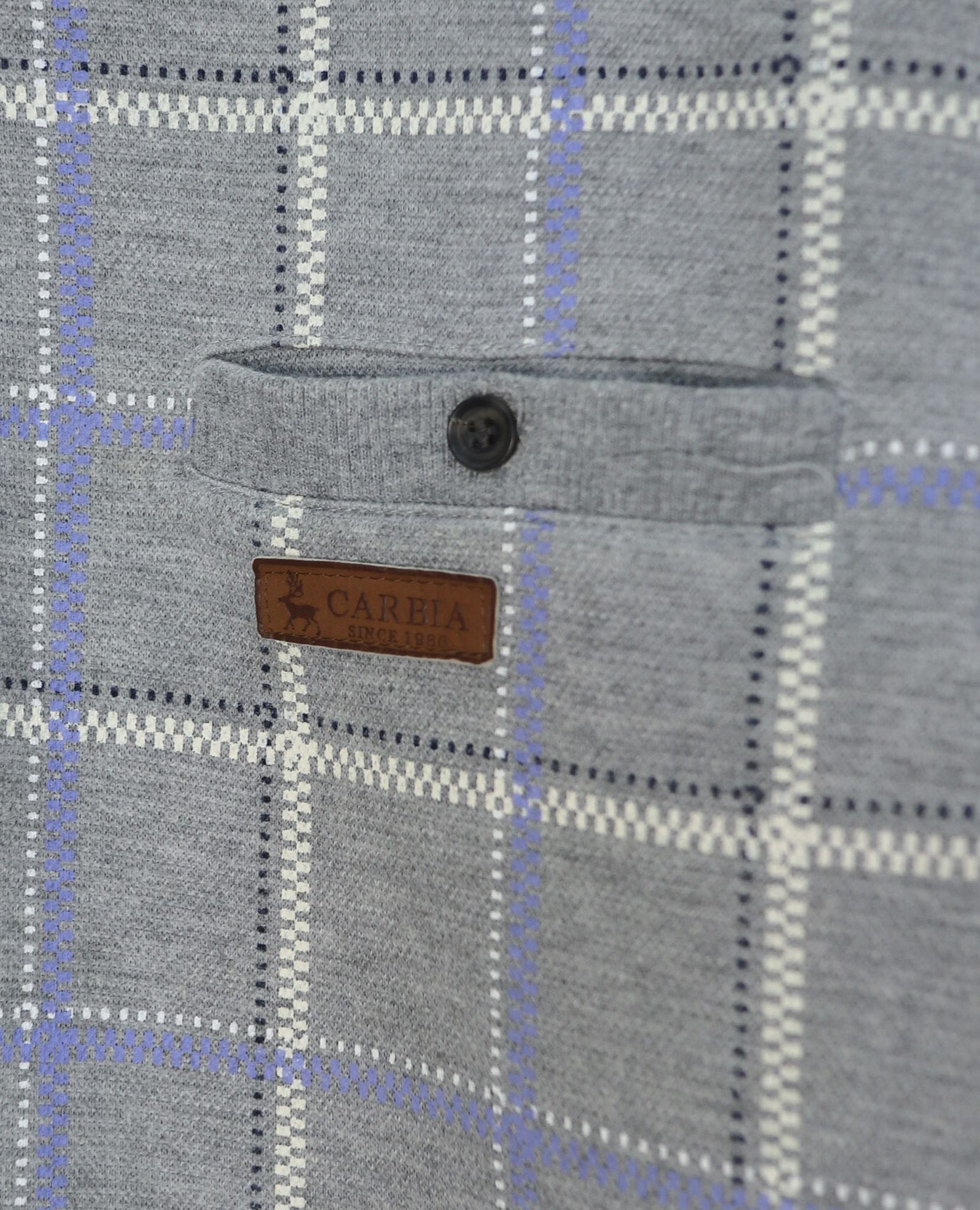  07.20.23 - VTG KNIT LONGSLEEVE POLO SHIRT - CARBIA 