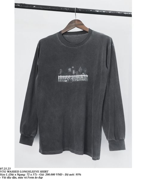  07.25.23 - VTG WASHED LONGSLEEVE SHIRT 