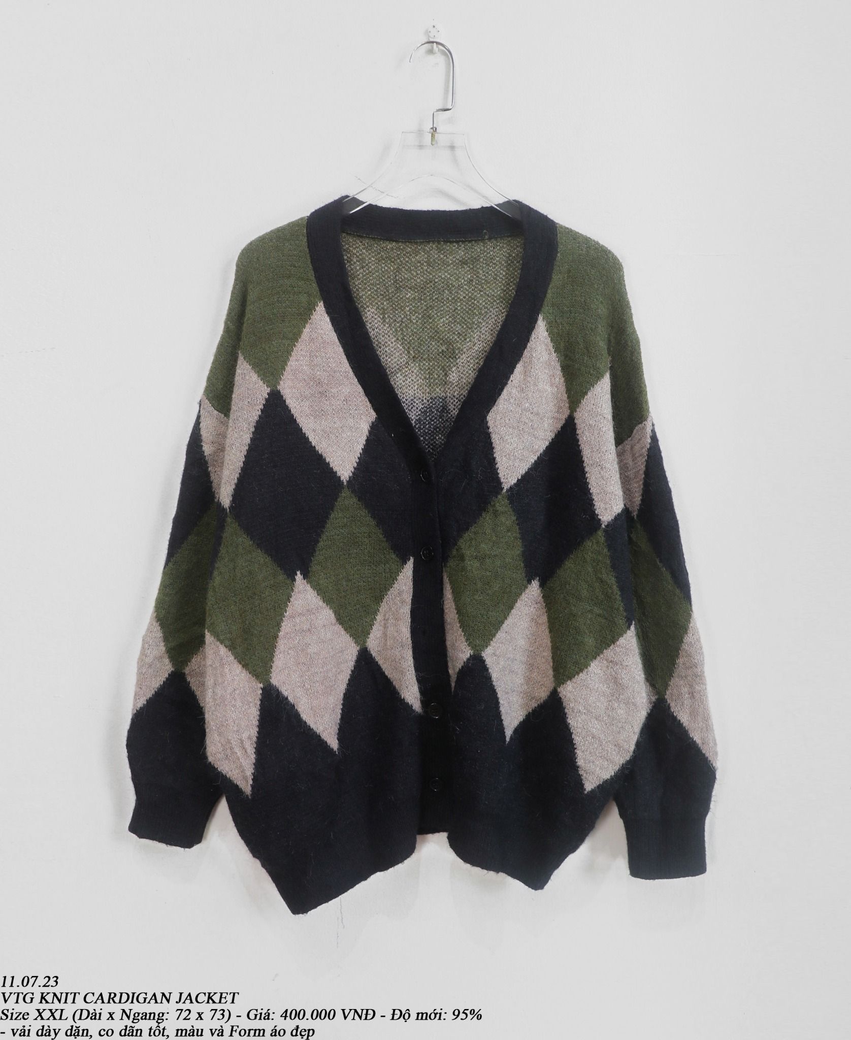  11.07.23 - VTG KNIT CARDIGAN JACKET 