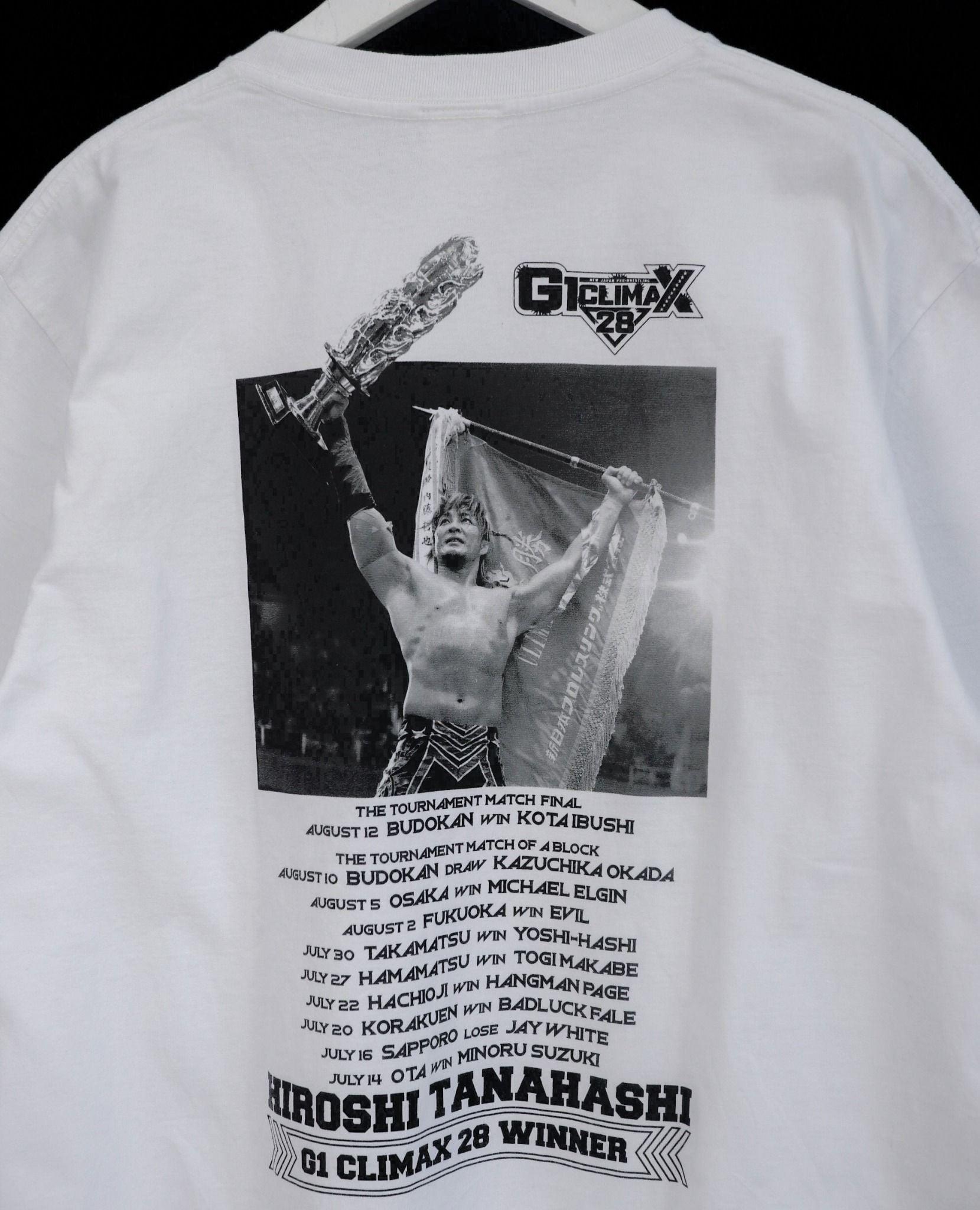  07.21.23 - VTG T-SHIRT - NJPW HIROSHI TANAHASHI 