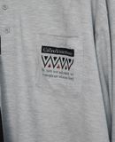  07.25.23 - VTG LONGSLEEVE POLO SHIRT - CALRO VALENTINO 