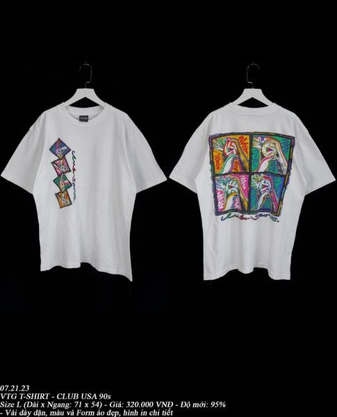  07.21.23 - VTG T-SHIRT - CLUB USA 90s 