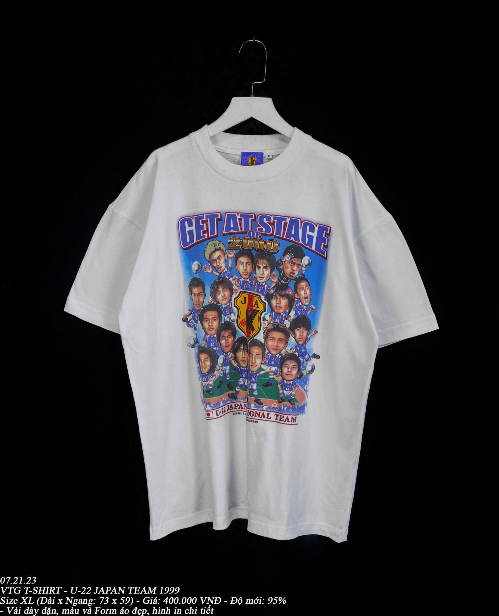  07.21.23 - VTG T-SHIRT - U-22 JAPAN TEAM 1999 