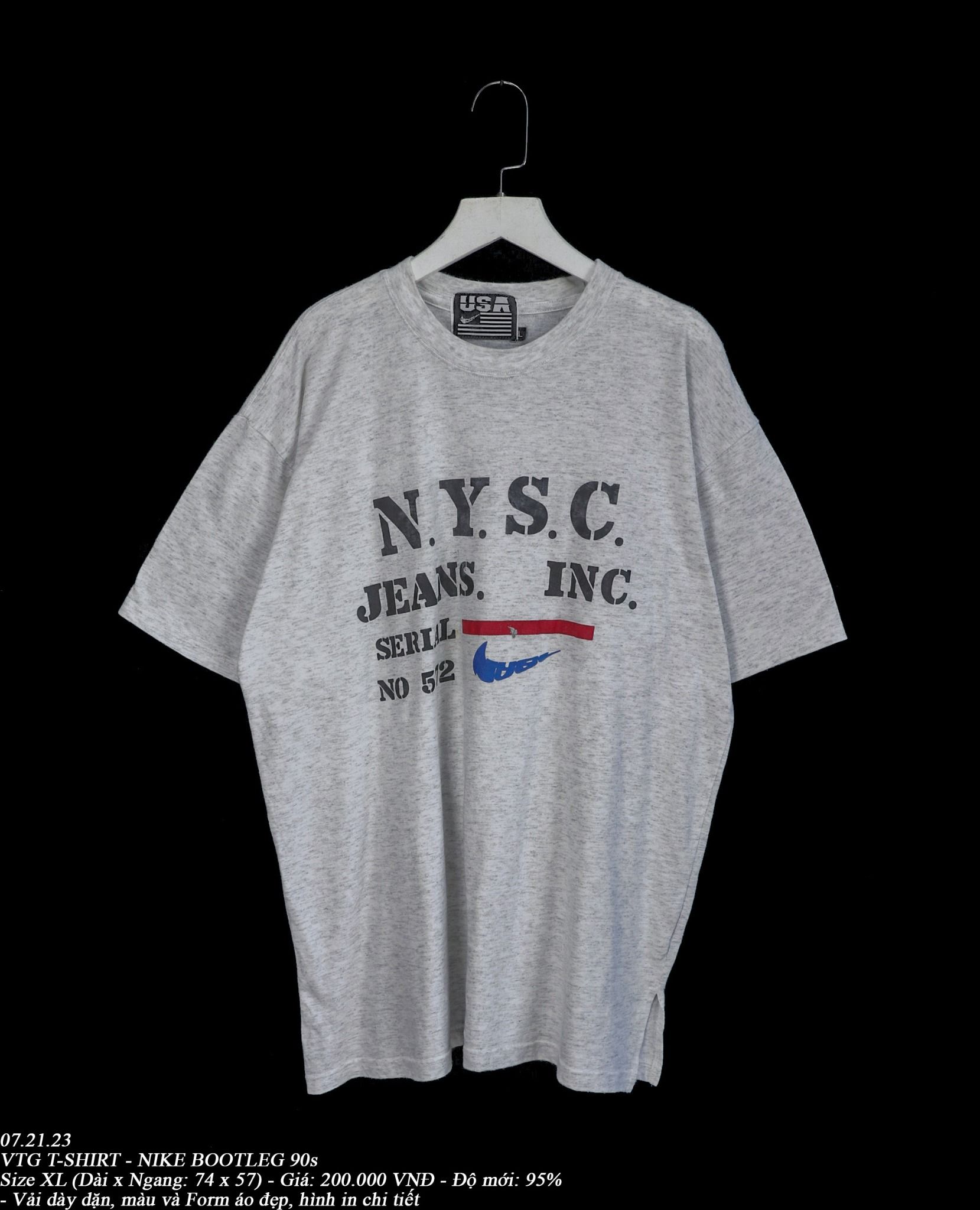  07.21.23 - VTG T-SHIRT - NIKE BOOTLEG 90s 