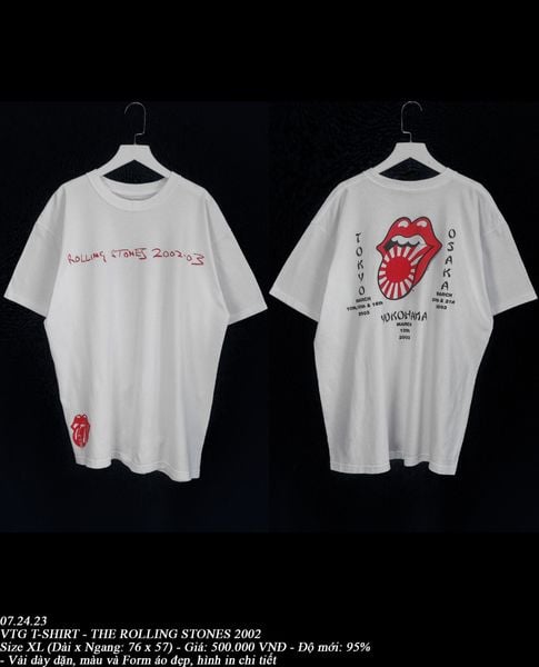  07.24.23 - VTG T-SHIRT - THE ROLLING STONES 2002 