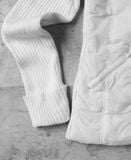  10.25.23 - VTG PUFFER KNIT JACKET - SAY WHAT? USA 