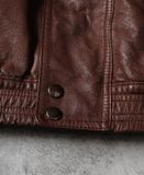  10.25.23 - VTG PECCARY REAL LEATHER BLOUSON JACKET - GRANVALTA 