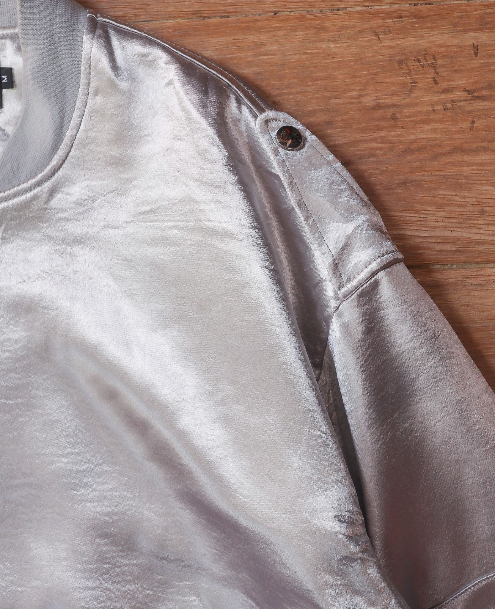  05.12.24 - VTG OVERSIZED SATIN BOMBER JACKET - THE BEST XUE 