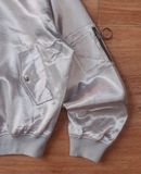  05.12.24 - VTG OVERSIZED SATIN BOMBER JACKET - THE BEST XUE 