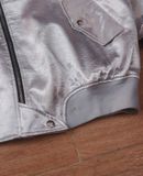  05.12.24 - VTG OVERSIZED SATIN BOMBER JACKET - THE BEST XUE 
